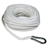 Seasense Hollow Braid Polypropylene Anchor Line (White, Diameter 3/8", Length 75') - 50013046 - image 2