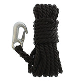 Seasense Twisted Polypropylene Winch Rope (Black, Diameter 3/8", Length 20') - 50013044 - image 1