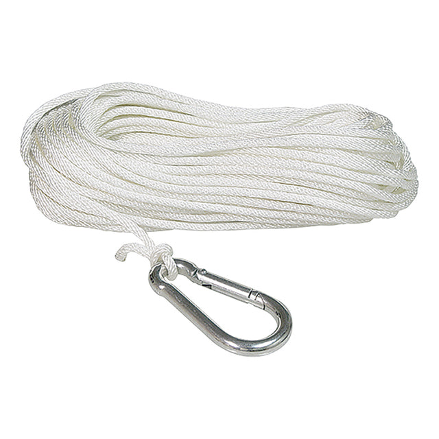 Seasense Solid Braid Nylon Anchor Line (White, Diameter 3/16", Length 75') - 50013049 - image 1