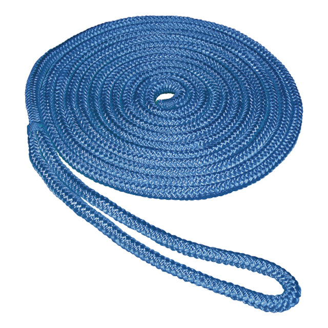 Seasense Premium Double Braid Nylon Dock Line (Blue, Diameter 1/2", Length 15') - 50013080 - image 1