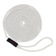 Seasense Solid Braid Multi-Filament Polypropylene (MFP) Dock Line with Chafe Guard (White, Diameter 3/8", Length 15') - 50013107 - image 1
