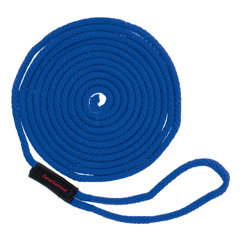 Seasense Solid Braid Multi-Filament Polypropylene (MFP) Dock Line with Chafe Guard (Blue, Diameter 1/2", Length 15') - 50013114 - image 2