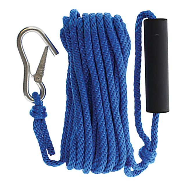 Seasense Solid Braid Multi-Filament Polypropylene (MFP) Launch Line with Foam Handle (Blue, Diameter 5/16", Length 30') - 50013240 - image 1