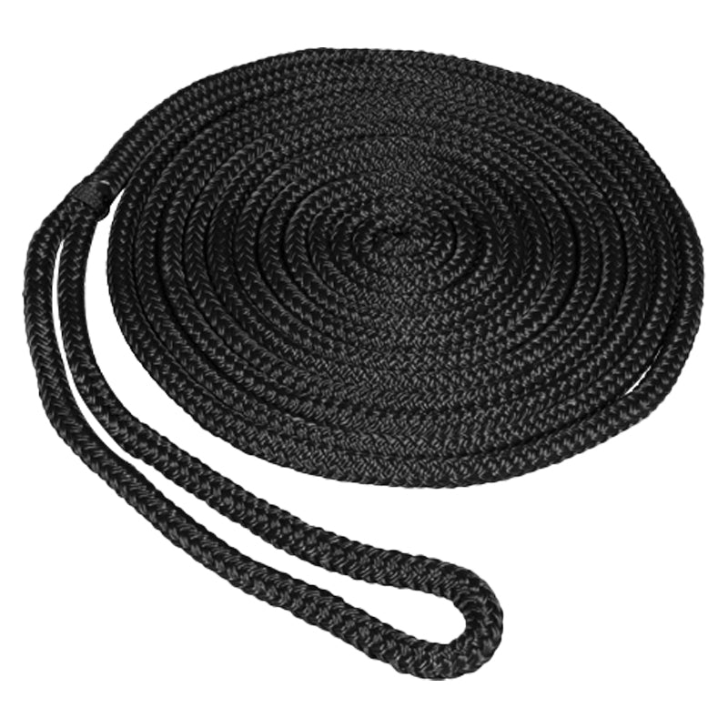 Seasense Double Braid Multi-Filament Polypropylene (MFP) Dock Line (Black, Diameter 1/2", Length 25') - 50013280 - image 2
