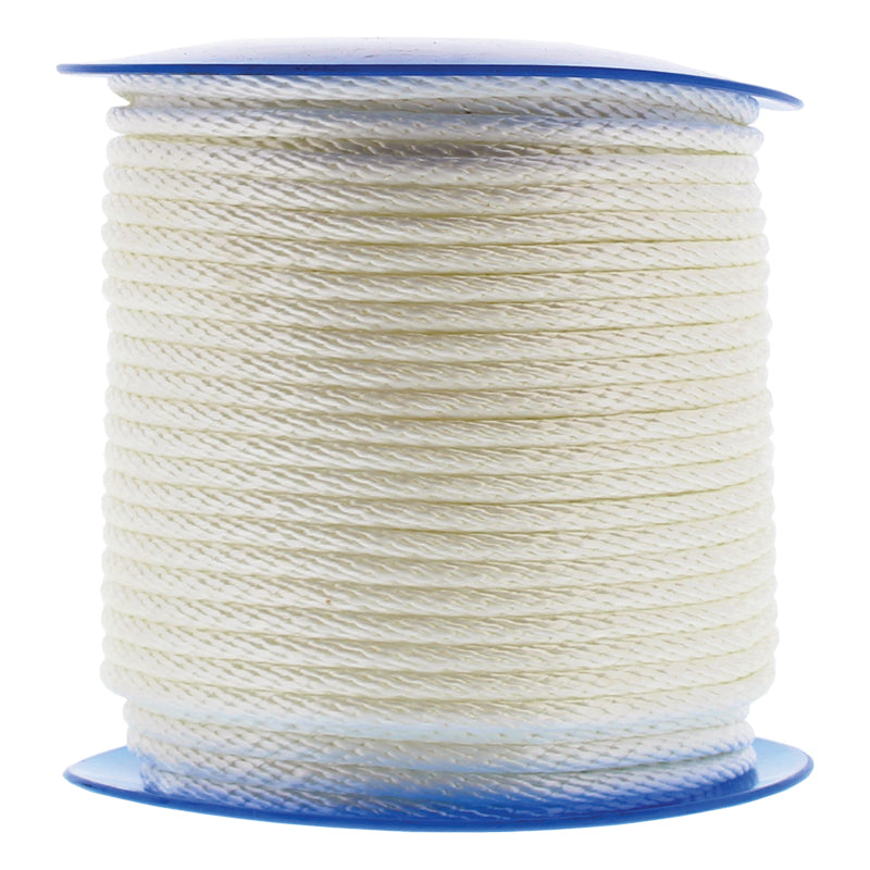 Seasense Solid Diamond Braid Nylon Rope (White, Diameter 1/4", Length 200') - 50014050 - image 3