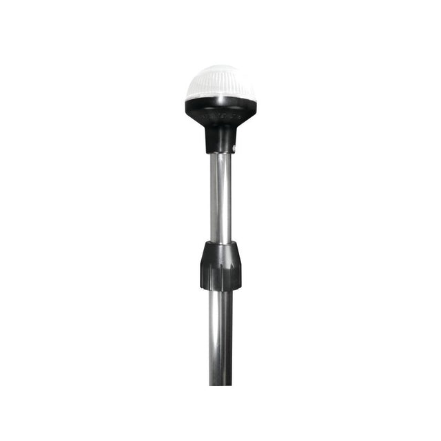 Seasense L.E.D. Telescopic, Stowable All-Round Light (Chrome Pole, Height 26" - 48") - 50023961 - image 1