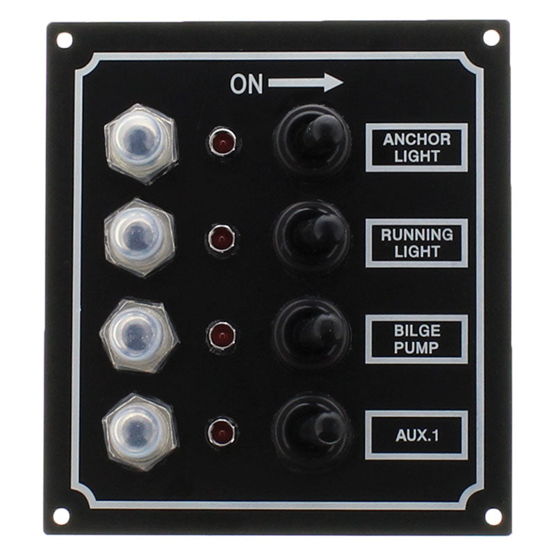 Seasense L.E.D. Switch Panel (4 Gang) - 50031284 - image 1