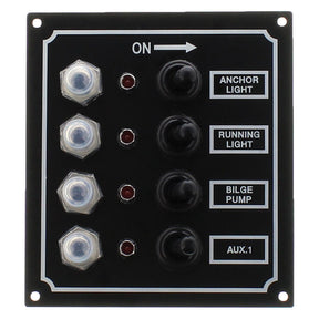 Seasense L.E.D. Switch Panel (4 Gang) - 50031284 - image 1