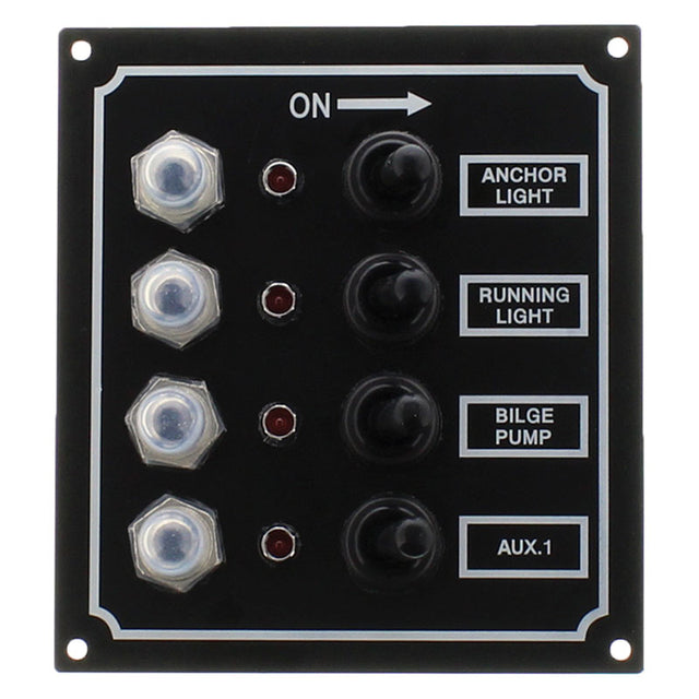 Seasense L.E.D. Switch Panel (4 Gang) - 50031284 - image 1