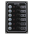 Seasense L.E.D. Switch Panel (6 Gang) - 50031286 - image 1