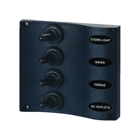 Seasense Wave Design Toggle Switch Panel (4 Gang) - 50031291 - image 1