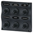 Seasense Wave Design Toggle Switch Panel (6 Gang) - 50031297 - image 1