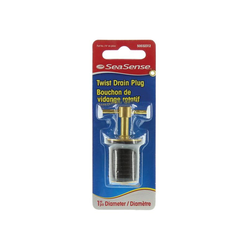 Seasense Brass Twist Drain Plug (1") - 50032312 - image 2