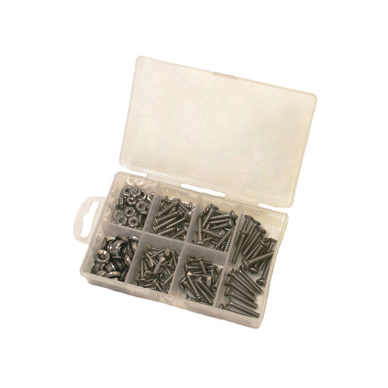 Seasense 168 Piece Stainless Steel Deluxe Fastener Kit - 50048210 - image 1