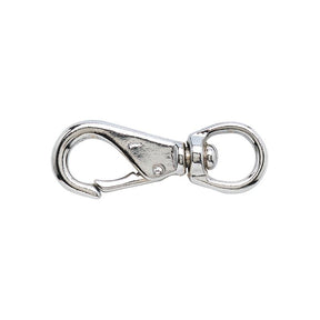 Seasense Chrome Plated Brass Swivel Eye Snap with Spring Loaded Hook (Length 3-3/4") - 50063262 - image 1