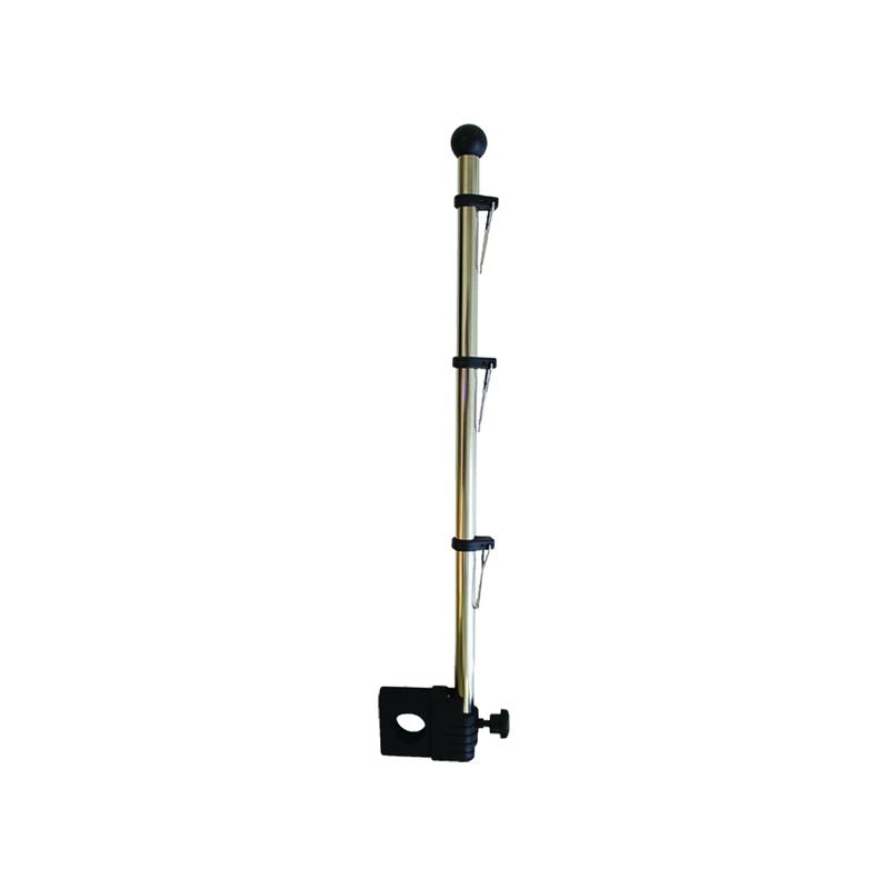Seasense Stainless Steel Flagstaff and Socket with Clips (Height 15-1/2") - 50071061 - image 1