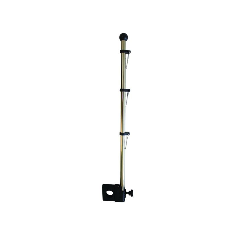 Seasense Stainless Steel Flagstaff and Socket with Clips (Height 17") - 50071062 - image 1