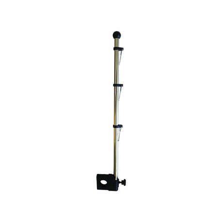 Seasense Stainless Steel Flagstaff and Socket with Clips (Height 17") - 50071062 - image 1