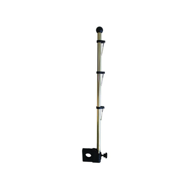 Seasense Stainless Steel Flagstaff and Socket with Clips (Height 17") - 50071062 - image 1