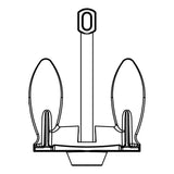 Seasense Aluminum Powder Painted Navy Anchor (10 lb., Boat Size: 12' to 15') - 50073768 - image 2