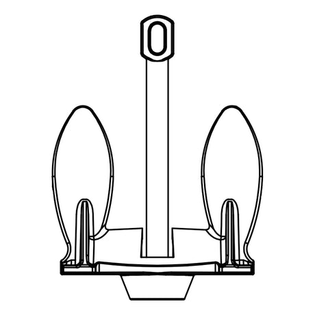 Seasense Aluminum Powder Painted Navy Anchor (10 lb., Boat Size: 12' to 15') - 50073768 - image 2