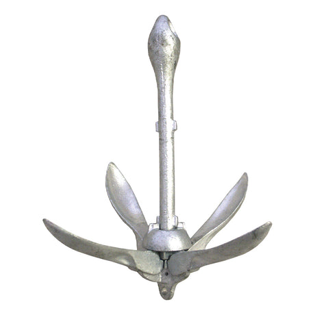 Seasense Galvanized Iron Folding Grappling Anchor (3 lb., Boat Size: 5' to 12') - 50074553 - image 1