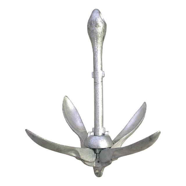 Seasense Galvanized Iron Folding Grappling Anchor (3 lb., Boat Size: 5' to 12') - 50074553 - image 1