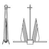 Seasense Galvanized Slip-Ring Anchor (#10, Boat Size: 20' to 24') - 50074567 - image 2