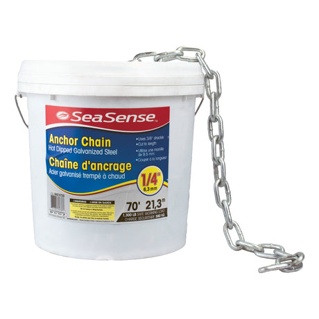 Seasense Hot Dipped Galvanized Anchor Chain (3/16" x 125') - NEW - image 3