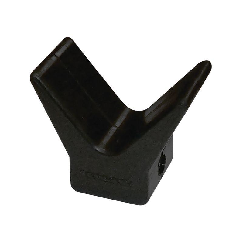 Seasense Black Rubber Bow Stop (Width 6-3/4", Base: 2-7/8" x 3", Shaft 1/2") - 50080812 - image 1