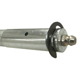 Seasense Zinc Plated Greaseable Roller Shaft with E-clips (1/2" x 5-1/4", Fits 4" Roller) - 50089810 - image 1