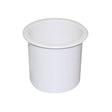 Seasense Nylon Recessed Drink Holder (White, Depth 3") - 50091006 - image 1