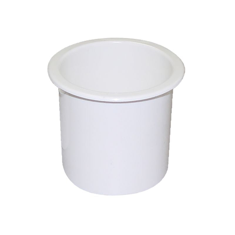 Seasense Nylon Recessed Drink Holder (White, Depth 3") - 50091006 - image 1