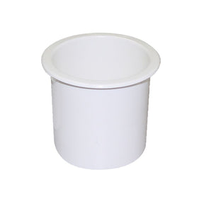Seasense Nylon Recessed Drink Holder (White, Depth 3") - 50091006 - image 1