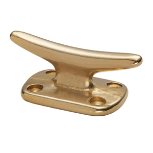Whitecap Fender Cleat - Polished Brass - 2" - S-0976BC