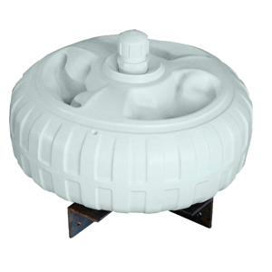 Dock Edge Inflatable Dock Wheel - 18" - White - DE95077F