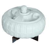 Dock Edge Inflatable Dock Wheel - 18" - White - DE95077F