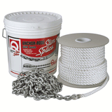 Quick Anchor Rode - 15' of 7mm Chain &amp; 300' of 1/2" Rope - FVC070312130Q00