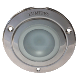 Lumitec Shadow - Flush Mount Down Light - Polished SS Finish - 3-Color Red/Blue Non Dimming w/White Dimming - 114118