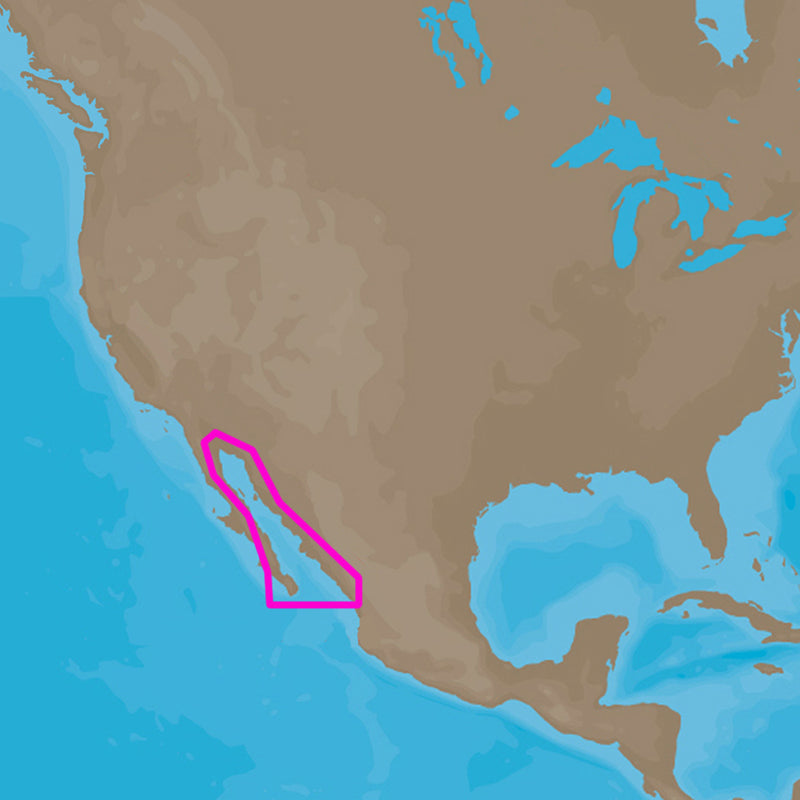 C-MAP 4D NA-D950 Gulf of Califonia , Mexico [M-NA-D950-MS]