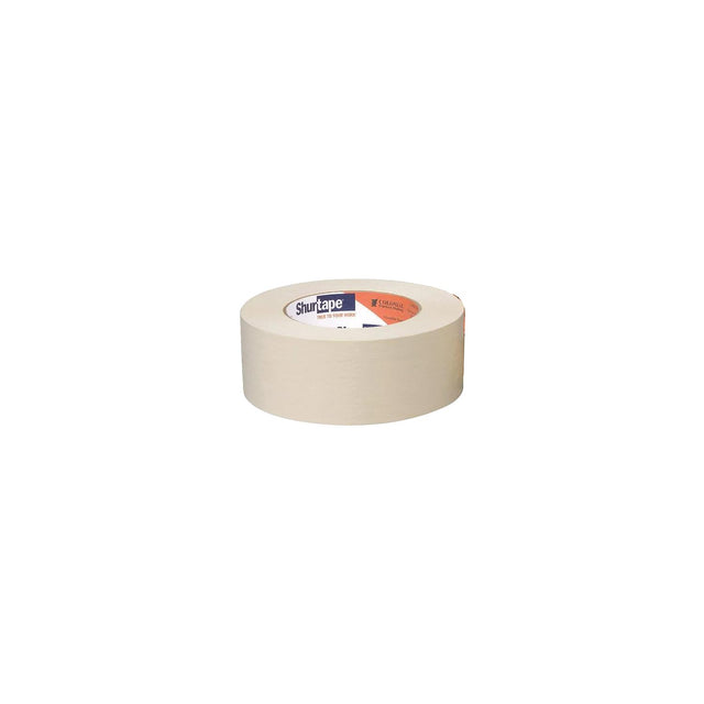 Shurtape 100749 Colonial® Premium Grade, High Adhesion Masking Tape, 1-1/2" x 180', Natural - image 1