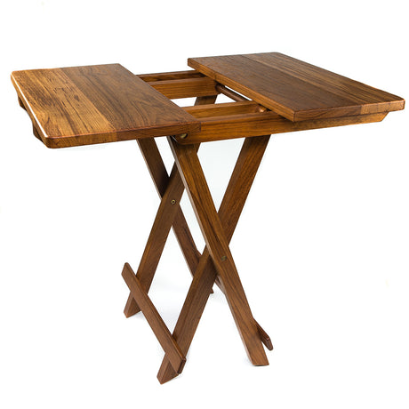 Whitecap Teak Solid Top Fold Away Table - 60031