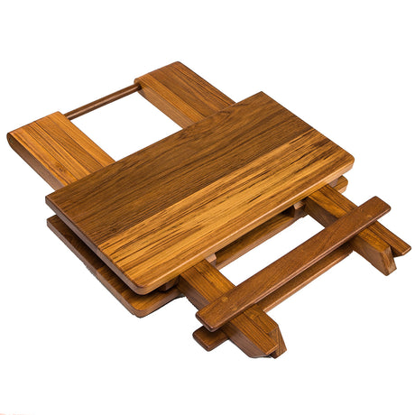 Whitecap Teak Solid Top Fold Away Table - 60031