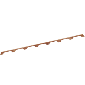 Whitecap Teak Handrail - 7 Loops - 73"L - 60112