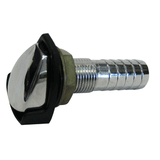 Perko Gas Tank Vent w/Splash Guard - Chrome Plated Zinc - ⅝" Hose - 0506DP4CHR