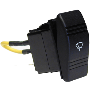 Schmitt Marine Wiper Switch - 3-Position Rocker - 40400