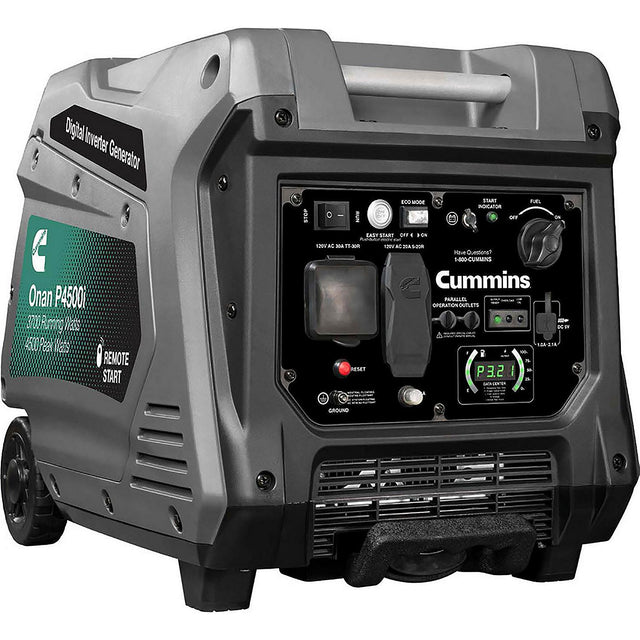Onan/Cummins A074Z436 P4500I Inverter Generator, Gasoline, Watts:4500 peak - image 1