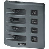 Blue Sea Systems Blue Sea 4305 WeatherDeck&reg; 12V DC Waterproof Switch Panel - 4 Posistion
