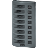 Blue Sea Systems Blue Sea 4309 WeatherDeck&reg; 12V DC Waterproof Switch Panel - 8 Position