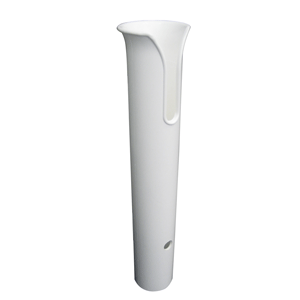 TACO Marine TACO Poly Thru-Bolt Rod Holder w/Mounting Holes - No Hardware - White - P04-011W
